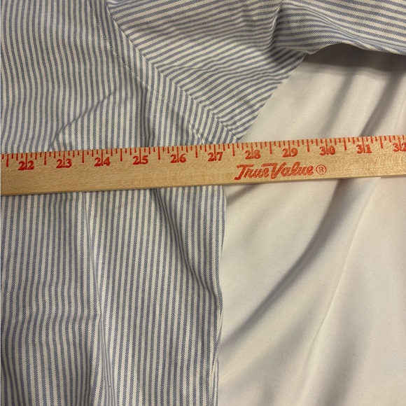 Ralph Lauren Blake XL Blue White Stripe Oxford Shirt NWT Pony Logo - Picture 3 of 8
